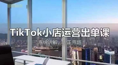 TikTok小店运营出单课，从开店选品、运营出单、发货回款，进行全流程讲解-东方阿立·创业研究社